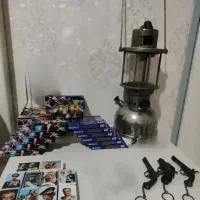 چراغ زنبوری نوار کاست تمبر و دکوری قیچی شمع