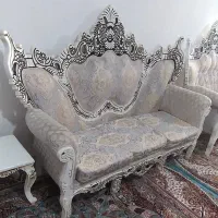 مبل ۷ نفره  با میز عسلی سالم و نو