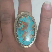 انگشتر فیروزه قواره درشت سایز ۶۹ ۷۰|جواهرات|شاهدشهر, |دیوار