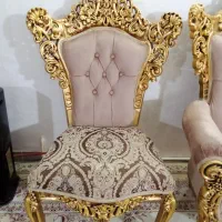 مبل سلطنتی9نفره تمام چوب درحدآک|مبلمان خانگی و میز عسلی|بروجرد, |دیوار