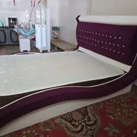 سرویس خواب دونفره به همراه میزآرایش و تشک مرغوب|تخت و سرویس خواب|مهر, |دیوار