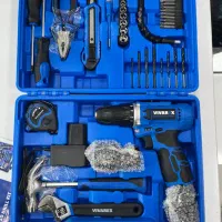 دریل شارژی همراه ابزار ۴۰ پارچه قیمت مناسب|ابزارآلات|رشت, آب و برق|دیوار