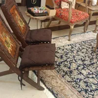 صندلی عتیقه (جفت) بیش از ۱۰۰ سال قدمت هندی|کلکسیون اشیاء عتیقه|تهران, نظامی گنجوی (توانیر)|دیوار