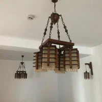 لوستر چوبی
