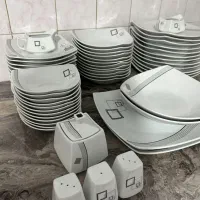 سرویس چینی ۱۲ نفره سپیدار|ظروف سرو و پذیرایی|هشتگرد, شهرک راه آهن|دیوار