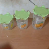 ۳عددپاسماوری قندوچای وشکر شیشه ای سالم|ظروف سرو و پذیرایی|اصفهان, دشتستان|دیوار