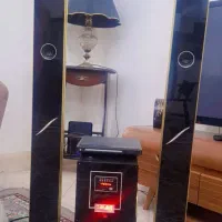 اسپیکر دو عدد باند یک عدد دی وی دی با صدای عالی