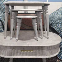 میز عسلی بیضی شکل نو