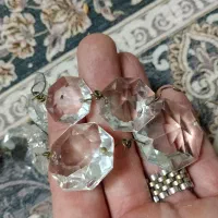 کریستال لوستر پرده کریستالی اباژور