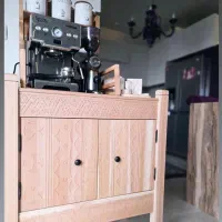 کنسول چوبی دو در کاملا نو