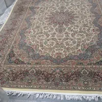 فرش ۹ متری الماس کویر طرح بهشت در حد نو|فرش|یزد, |دیوار