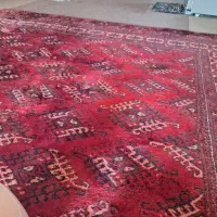 قالی دست بافت ترکمنی