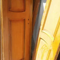درب چوبی اتاق و سرویس