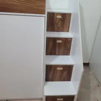 تخت دو طبقه کودک و نوجوان|تخت و سرویس خواب|رشت, معلم|دیوار