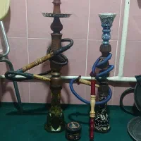 دو‌عدد‌قلیان‌دوسیب‌و‌نوشابه‌‌یخ