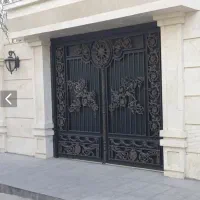 درب فقط گل فرفوژه چدنی ثامن درب تک و درب پارکینگی