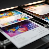 لیبل استیکر تراکت جعبه پاکت کارت ویزیت