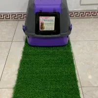 باکس خاک گربه همراه بیلچه و سر پوشیده