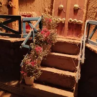 تابلو سه بعدی خانه روستایی سنتی دستساز|تابلو، نقاشی، عکس|تهران, تهرانپارس شرقی|دیوار