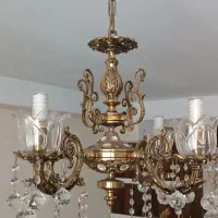 لوستر برنجی ۴ شاخه