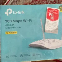 مودم تی پی لینک  TD-W8961N و کیبورد رپو 8110M
