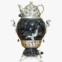 سماور گازی طرح سنگ ۶لیتری|سماور، چایساز، قهوهساز|پاکدشت, پاکدشت (مامازند)|دیوار