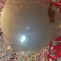میز عسلی شیشه ای