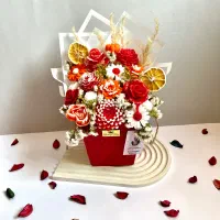 باکس گل شمع برا روز مادر،تولد،نوزاد و یلدا|گل و گیاه طبیعی|تهران, شهرک ولیعصر شمالی|دیوار