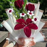 گل مخملی|گل مصنوعی|مریوان, |دیوار