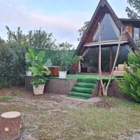 کلبه چوبی سوئیسی جکوزی دار فرشاد