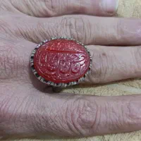 انگشتر عقیق و تسبیح سندلوس