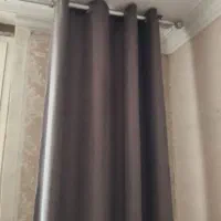 والان پرده طوسی رنگ|پرده، رانر، رومیزی|کرج, گلشهر|دیوار