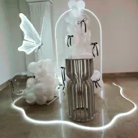 .بله برون. بادکنک آرایی.تزئین حنا.جایگاه