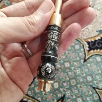 چوب سیگاری نقره کوبی شده با شاخ گاو نو