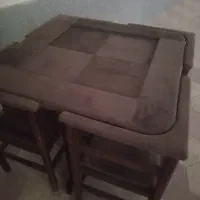 میز ۴ نفره جمع شو|میز و صندلی غذاخوری|مشهد, نیروی هوایی|دیوار