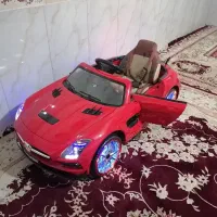 ماشین شارژی دوموتوره بنز اورجینال فرمان برقی