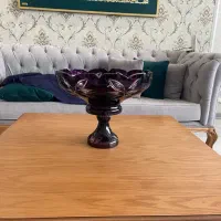 میوه خوری پایه دار بوهمیا اصل و شمعدان کریستال