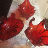 ظروف پذیرایی قرمز یلدایی