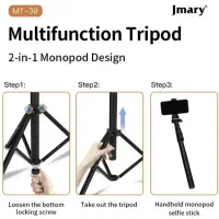 انواع سه پایه موبایل،دوربین برند Jmary و Huawei|دوربین عکاسی و فیلم‌برداری|شیراز, سینما سعدی|دیوار