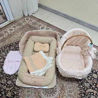 کریر حصیری و تشک گارددار|اسباب و اثاث بچه|شیراز, شهرک سراج‎|دیوار