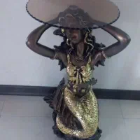 میز تلفن مجسمه پری دریایی