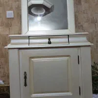 آینه کنسول چوبی