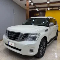 نیسان پاترول 2014 پلاک موقت منطقه