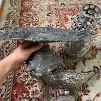 انواع دکوری سیلور ،شکلات خوری ،گلدان ،شیرینی خوری|صنایع دستی و سایر لوازم تزئینی|کرج, شاهین‌ویلا|دیوار