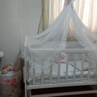 تخت کودک گهواره شو و کنار مادر|اسباب و اثاث بچه|زنجان, |دیوار