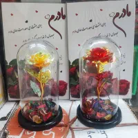 گل شیشه ای کادویی روز مادر