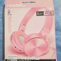 هدفون P36 درحدنو صورتی با کیفیت