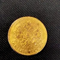 سکه طلا 5 روبل روسی1904