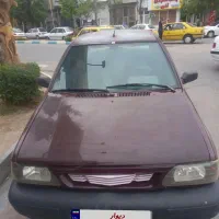 پراید مدل ۸۵ عنابی شاسی سالم