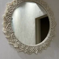 آینه مکرومه بافی